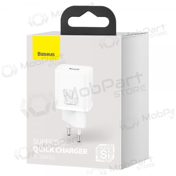 Ladegerät buitinis Baseus Super Si 30W Weiß CCSUP-J02