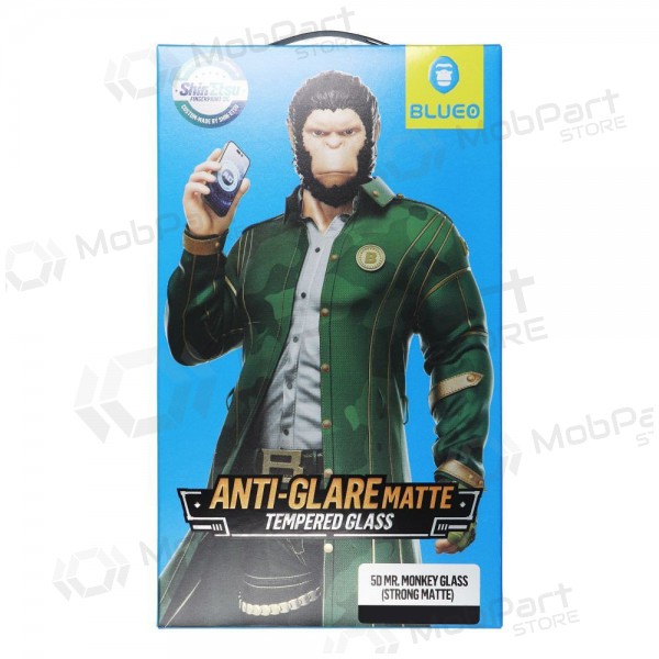 Apple iPhone 14 Pro Mattes Panzerglas "5D Mr. Monkey Glass (Robust)