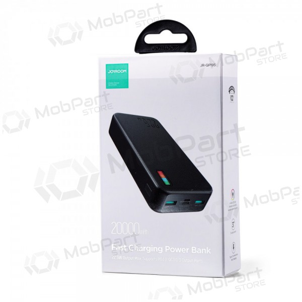 Externe Batterie Power Bank Joyroom JR-QP195 22.5W 20000mAh Schwarz Externe Batterie Power Bank Joyroom JR-QP195 22.5W 20000mAh Schwarz
