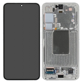 Samsung Galaxy S24 Display (Grau) (mit Rahmen) (original)