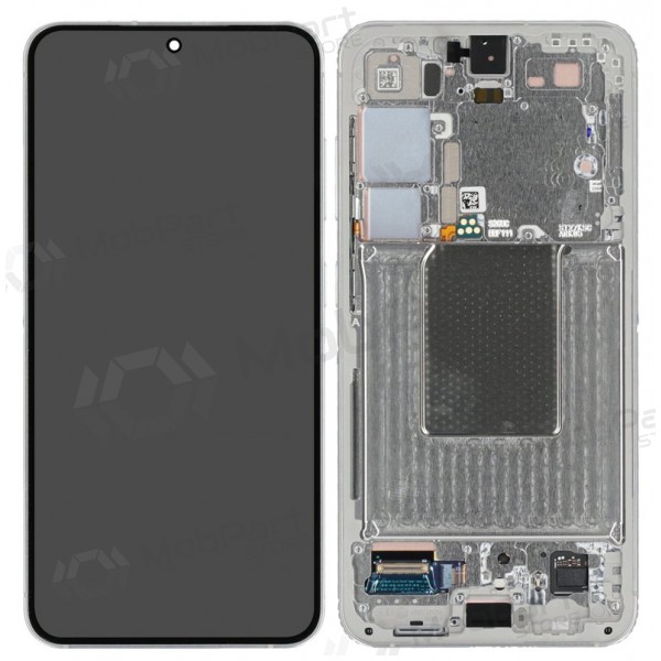 Samsung Galaxy S24 Display (Grau) (mit Rahmen) (original)