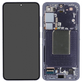 Samsung Galaxy S24 Display (Violett) (mit Rahmen) (original)