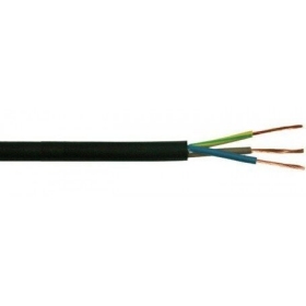 Flexibles Kabel Elpar H05RR-F 3x1.5 mm² Kupfer Gummi 300/500 V