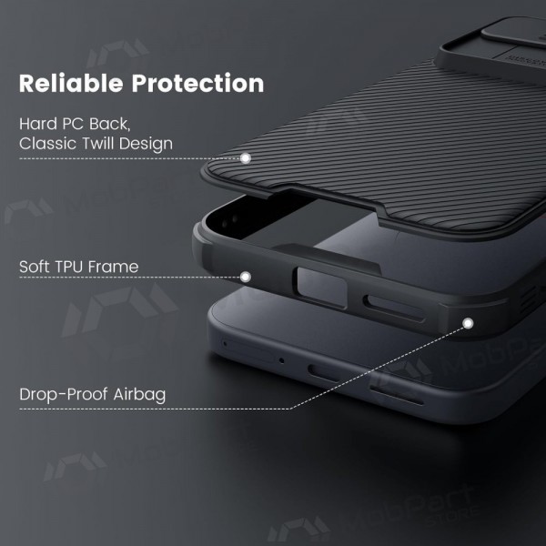 Google Pixel 7 Handyhülle „Nillkin CamShield Pro“ (Schwarz)