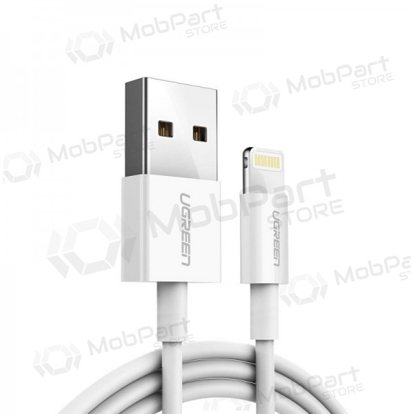 USB Kabel Ugreen US155 MFi USB to Lightning 2.4A 2.0m Weiß