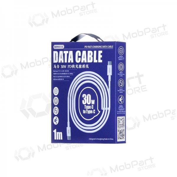 USB Kabel Remax RC-C021 USB-C to USB-C 30W 2.0m Weiß