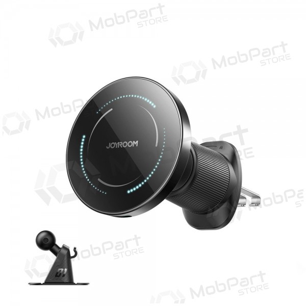 Automobilinis laikiklis-Ladegerät Joyroom JR-ZS502 MagSafe 15W (air vent/dashboard) Schwarz