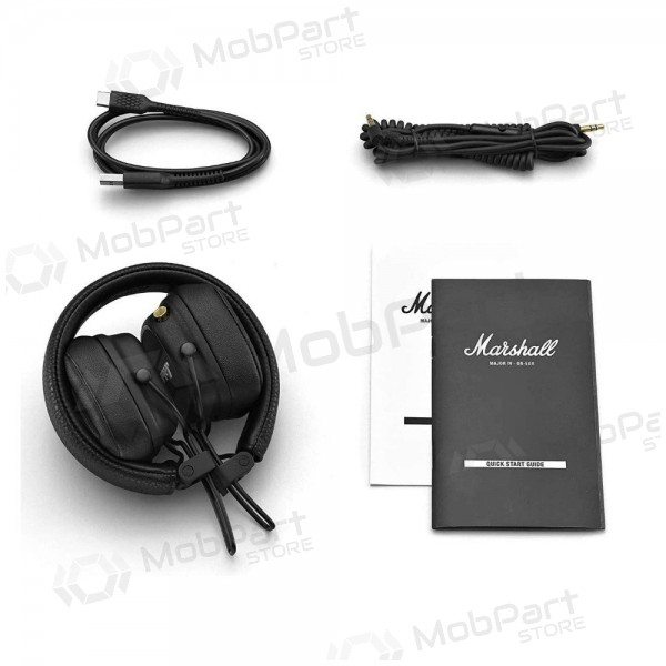 Kabelloss ausinės Marshall Major IV On-Ear Bluetooth juodos