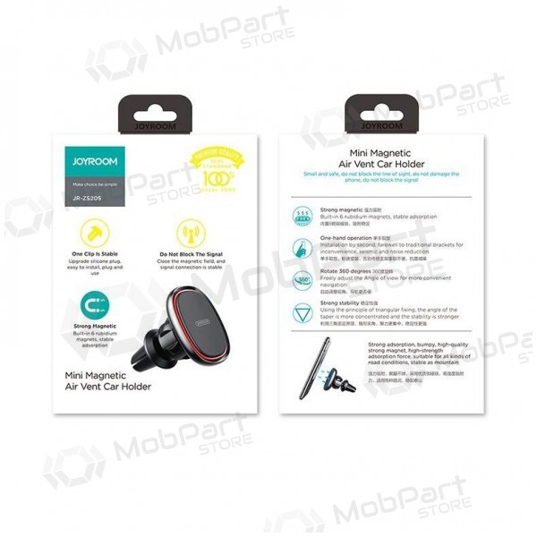 Halterung für Autotelefon Joyroom JR-ZS205 (dashboard) magnetinis Schwarz