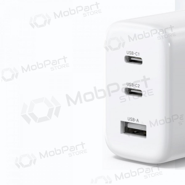 Ladegerät buitinis Ugreen CD275 2xUSB-C/USB-A 65W Weiß