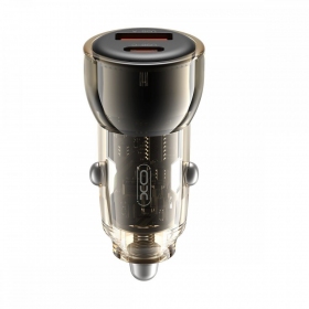 Auto-Ladegerät XO CC60 USB-A/USB-C 60W Schwarz