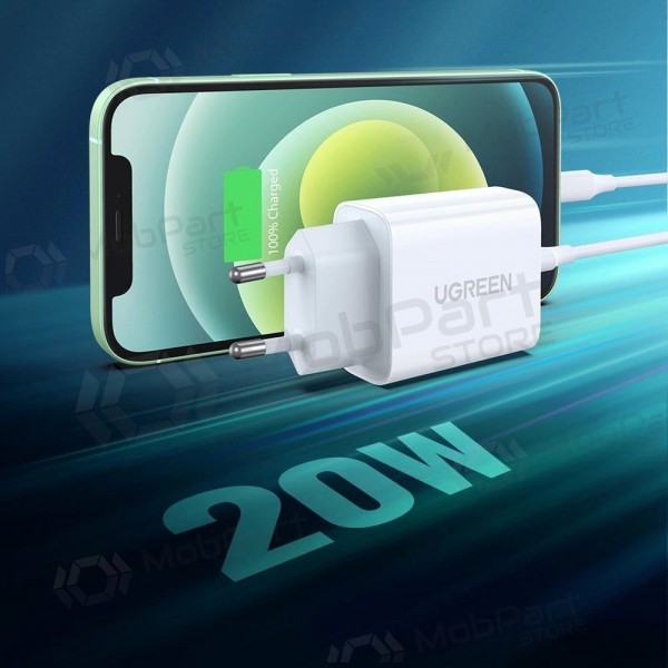 Ladegerät buitinis Ugreen CD137 USB-C 20W 3A Weiß