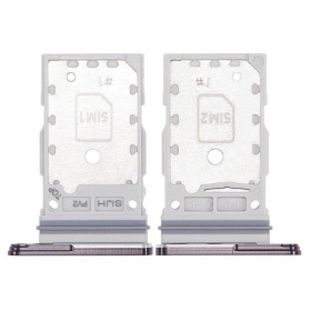 Samsung S908 Galaxy S22 Ultra Dual SIM-Kartenhalter (Schwarz) (service pack) (original)