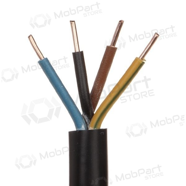 Flexibles Kabel Lietkabelis OMY H03VV-F 4x0.5 mm² Kupfer 100 m Rolle