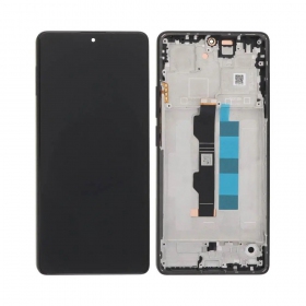 Xiaomi Redmi Note 13 Pro 4G, Poco M6 Pro 4G Display (Schwarz) (mit Rahmen) (OLED)