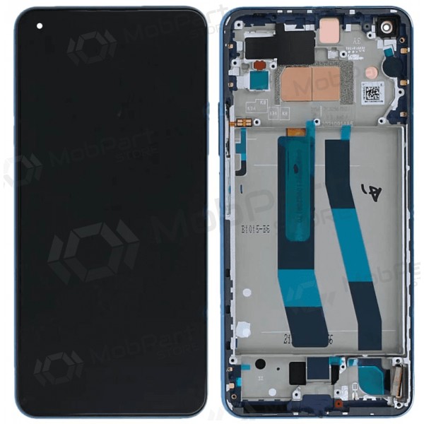 Xiaomi 11 Lite 5G NE Display (Blau) (mit Rahmen) (original)
