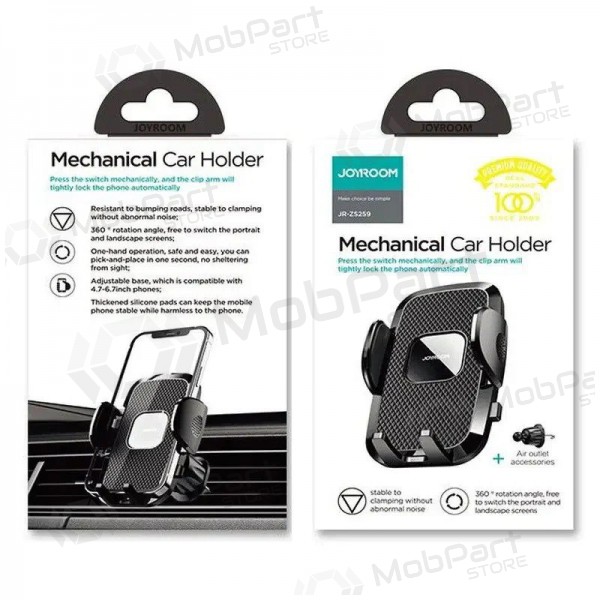 Halterung für Autotelefon Joyroom JR-ZS259 (air vent) Schwarz