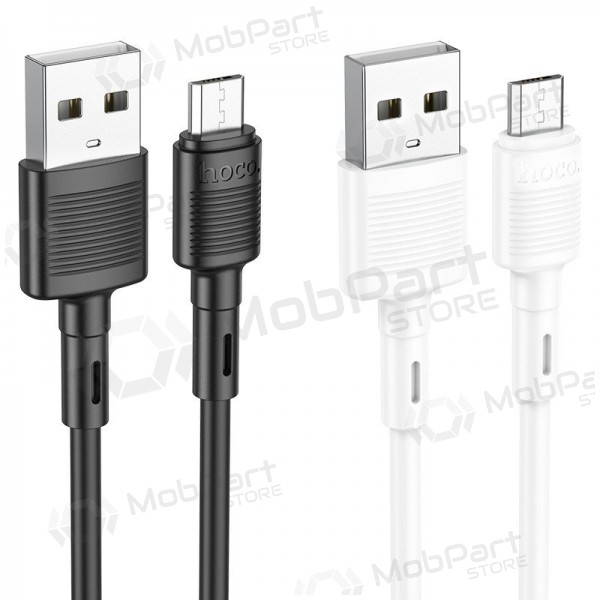 USB Kabel Hoco X83 USB-A to MicroUSB 1.0m Schwarz