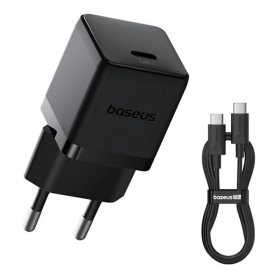 Ladegerät Baseus Palm 20W USB-C + USB-C to USB-C cable 1.0m Schwarz P10111602113-01
