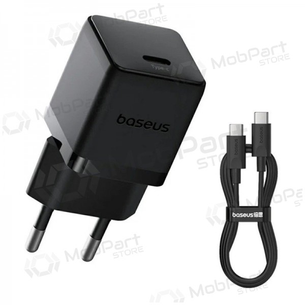 Ladegerät Baseus Palm 20W USB-C + USB-C to USB-C cable 1.0m Schwarz P10111602113-01