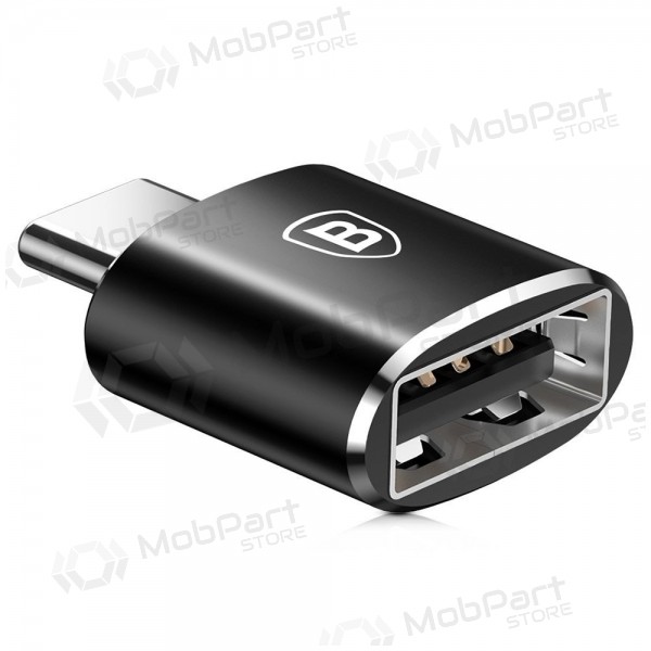 Adapter Baseus USB-A to Type-C OTG Schwarz CATOTG-01
