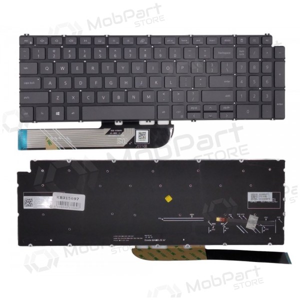 Tastatur  DELL Inspiron 5584, 5590, 5593, 5594, 5598 su pašvietimu