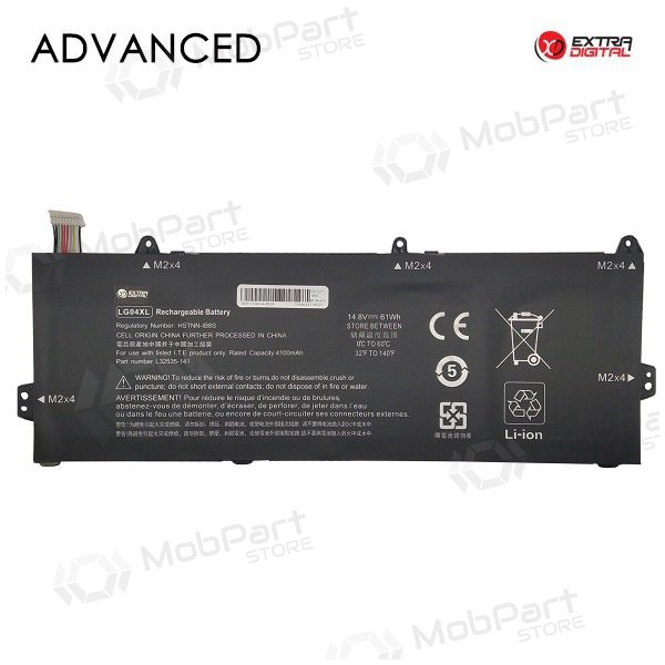 HP LG04XL, 4100mAh Laptop-Batterie / Akku, Advanced