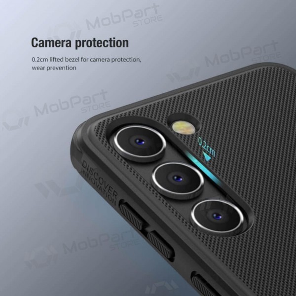Samsung Galaxy S23 Ultra Handyhülle „Nillkin Frosted Shield“ (Schwarz)