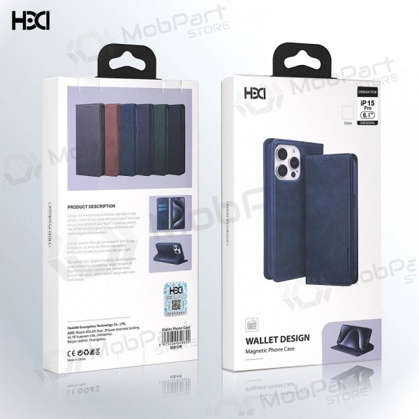 Handyhülle HDD Magnetic Wallet Case Samsung A515 A51 Violett