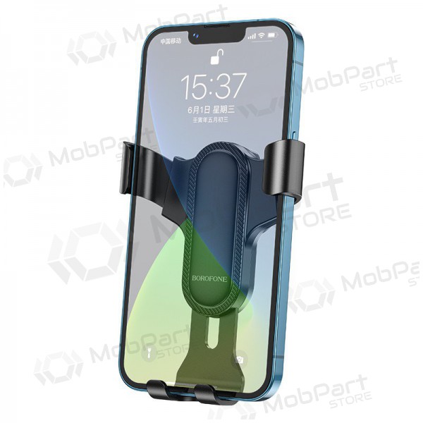 Automobilinis Universal telefono laikiklis Borofone BH74 tvirtinamas ant ventiliacijos grotelių, Schwarz
