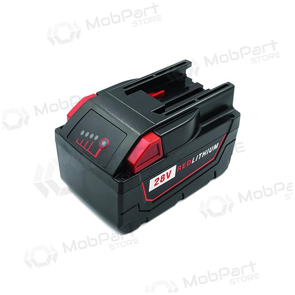 Akumuliatorius įrankiams MILWAUKEE M28, 28V,  4.0Ah, Li-ion