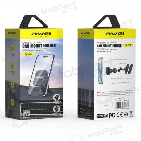 Halterung für Autotelefon Awei X53 Magnetic (dashboard) Schwarz