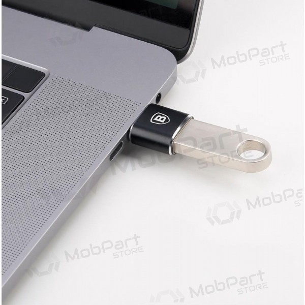 Adapter Baseus USB-A to Type-C OTG Schwarz CATOTG-01