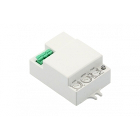 Mikrobanginis judesio jutiklis (500 W, 240 V, 360°, 1–8 m, IP20, Weiß) GTV AE-SRC812-MIN2