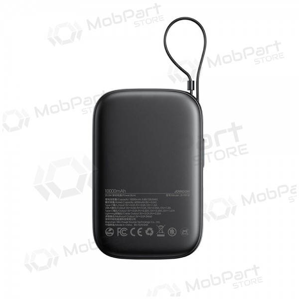 Externe Batterie Power Bank Joyroom JR-PBF18 22.5W with Lightning cable 10000mAh Schwarz