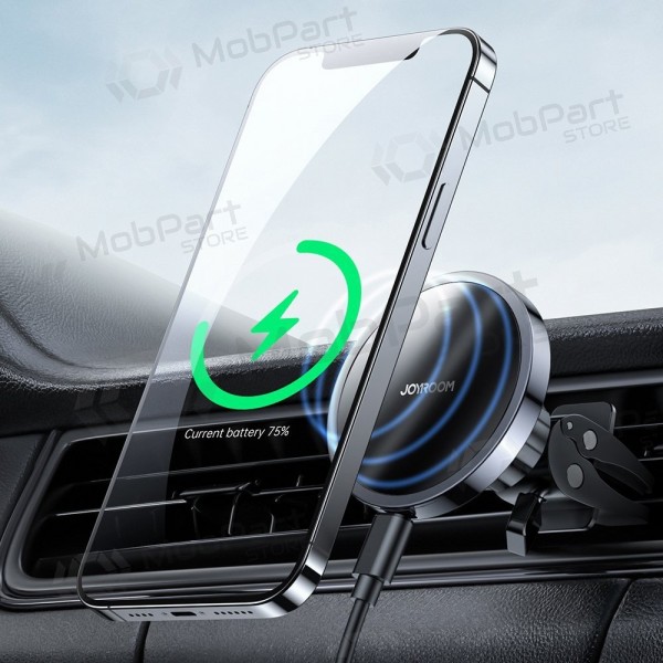 Ladegerät-laikiklis magnetinis automobilinis Joyroom JR-ZS240 MagSafe 15W Schwarz