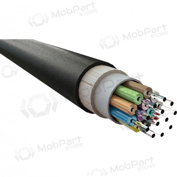 Optisches Kabel Excel 205-300 4 Fasern einmoden OS2 9/125 G652D LSZH CPR Dca UV-beständig 1000 N