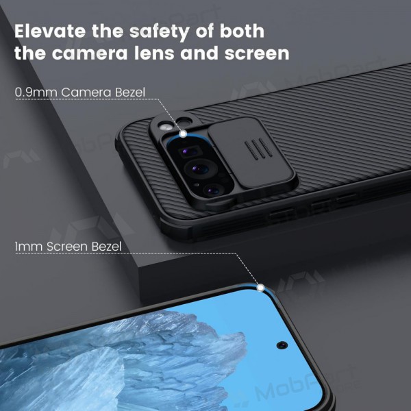 Google Pixel 7 Handyhülle „Nillkin CamShield Pro“ (Schwarz)