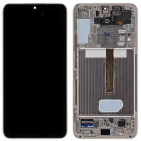Samsung Galaxy S22+ Display (Rosa / Golden ) (mit Rahmen) (original)