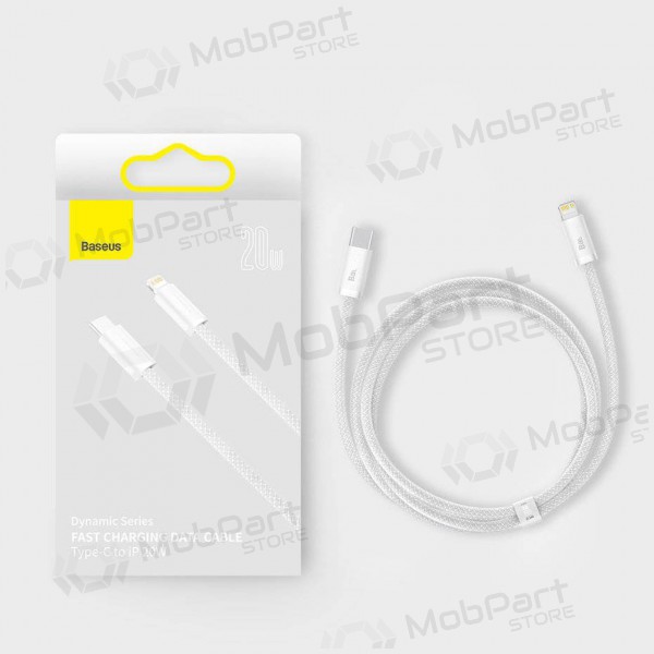 Kabel Baseus Dynamic Type-C - Lightning 20W 1.0m (Weiß) CALD000002