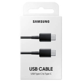 USB Kabel original Samsung EP-DA705 Type-C-Type-C 1.0m im Paket Schwarz
