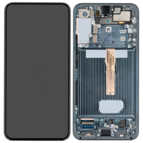Samsung Galaxy S22+ Display (Grün) (mit Rahmen) (original)
