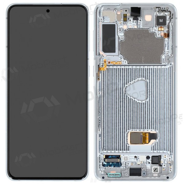 Samsung Galaxy S21+ Display (Silbrig) (mit Rahmen) (original) Samsung Galaxy S21+ Display (Silbrig) (mit Rahmen) (original)