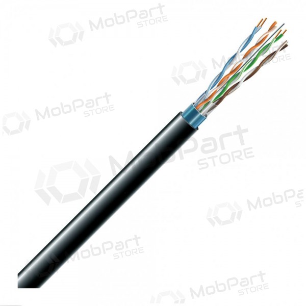 LAN-Netzwerkkabel ECG FTP 6 (für den Außenbereich, PE, Fca, 305m, 23 AWG/0.56mm)