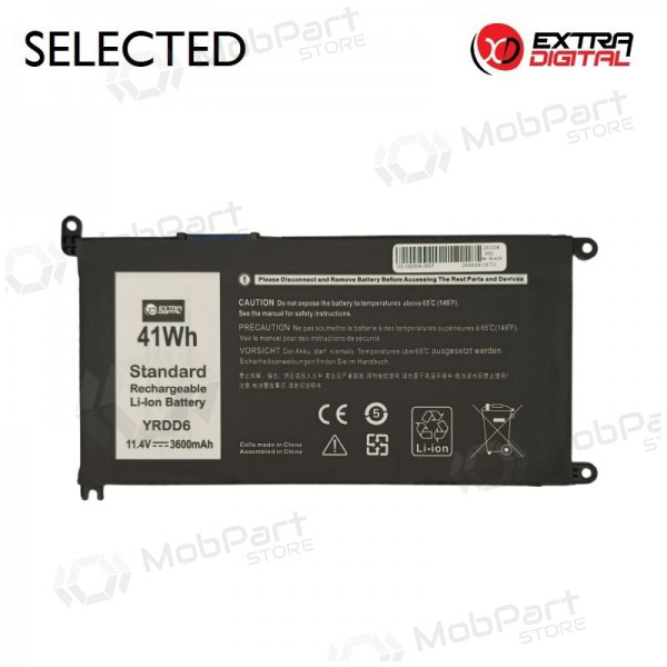 DELL YRDD6, 3600mAh Laptop-Batterie / Akku, Selected