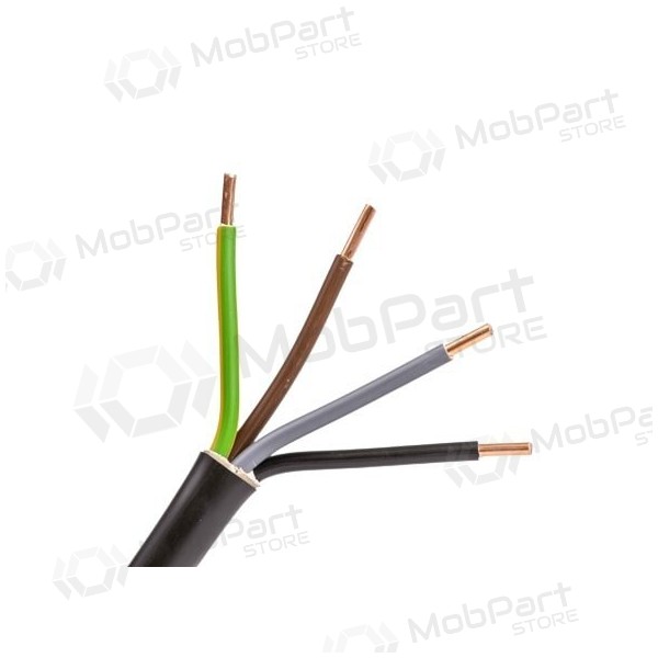 Stromkabel Lietkabelis CYKY 5x2.5 mm² Kupfer PVC 450/750V 100 m Rolle.