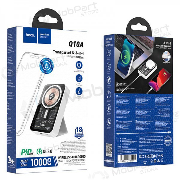 Externe Batterie Power Bank Hoco Q10A Magnetic PD20W 10000mAh