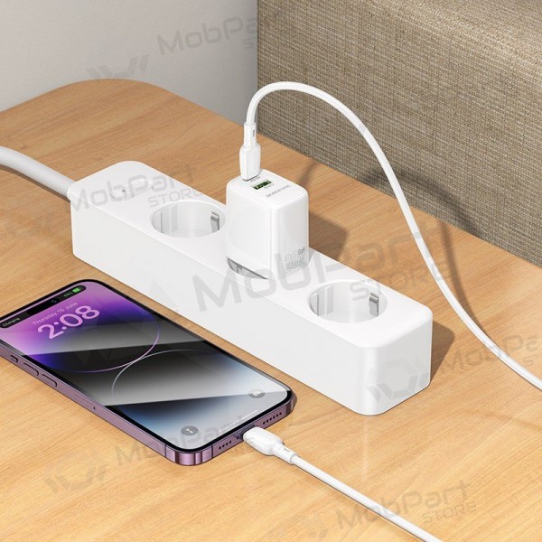Ladegerät Borofone BN27 20W USB-C/USB-A Weiß