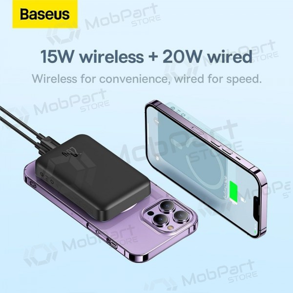 Externe Batterie Power Bank Baseus Magnetic Mini Air 20W 10000mAh Schwarz P10059001113-00