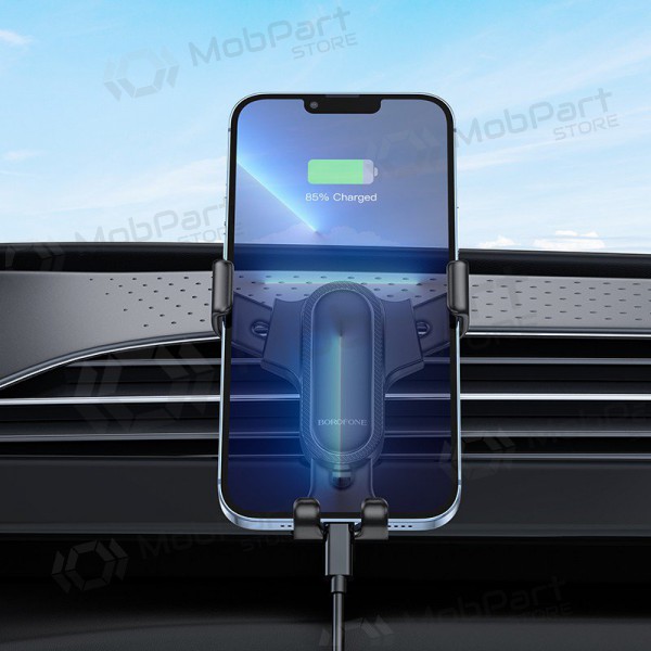 Automobilinis Universal telefono laikiklis Borofone BH74 tvirtinamas ant ventiliacijos grotelių, Schwarz